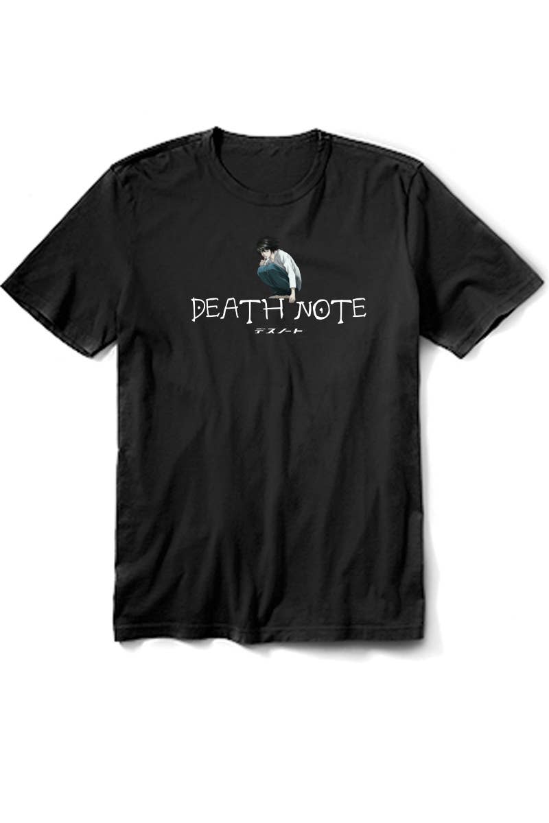Polar bee - Wholesale Screen Printed T-Shirt - Women's - PB-2024.  DEATH NOTE ANIME TEE1