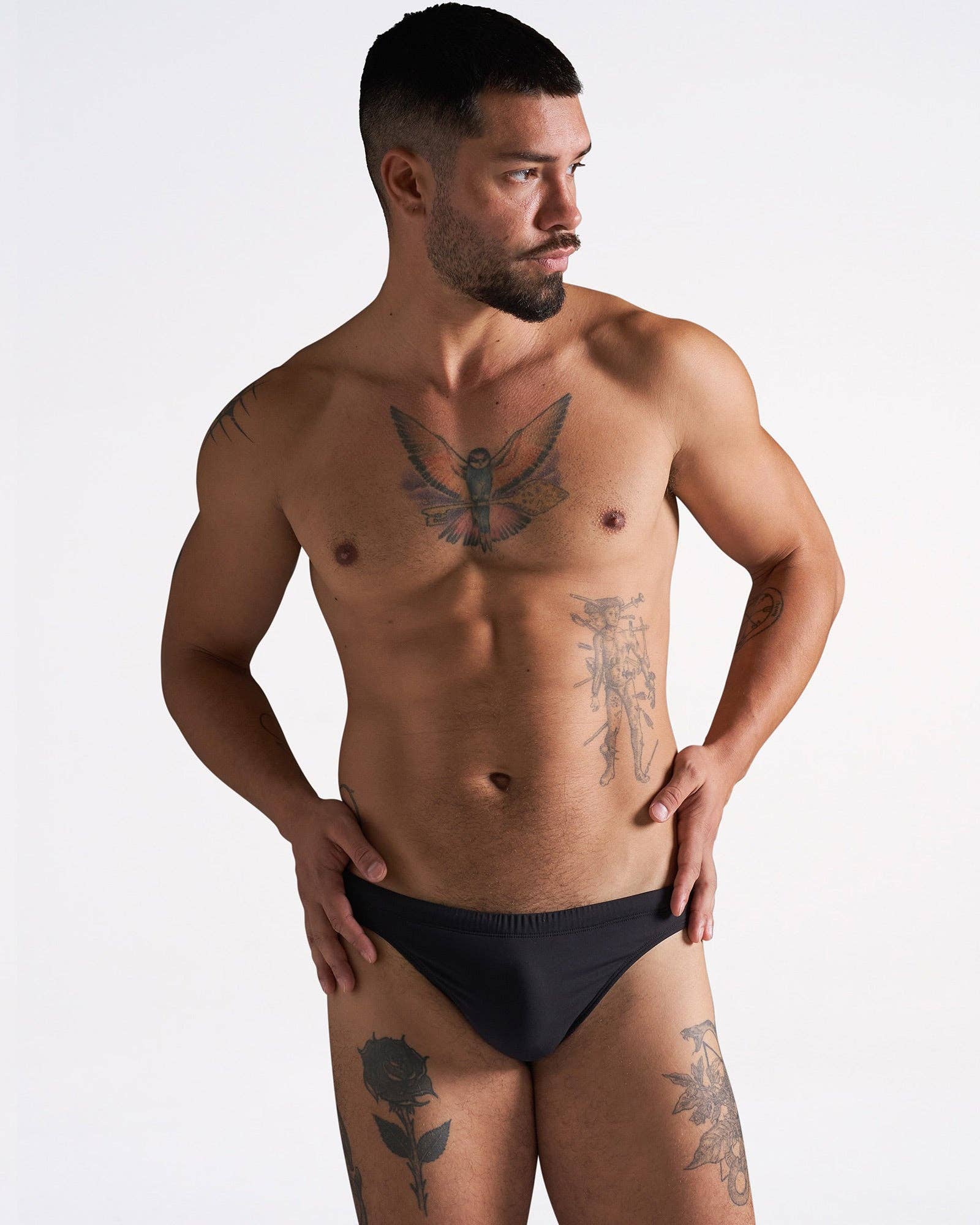 TEAMM8 - Wholesale Zwembroek - Heren - TEAMM8 Standaard Zwemstring - Zwart0