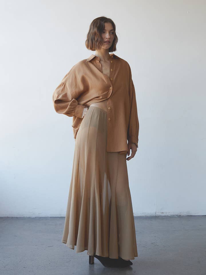 FREYA em castanho caramelo por atacado de EIDYLLIA