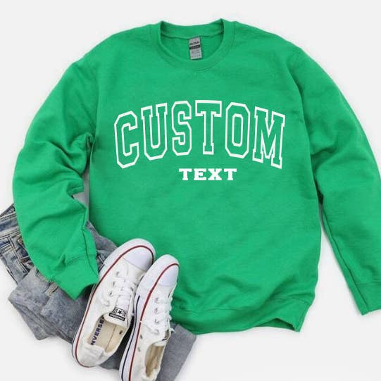 Custom University Sweatshirt for wholesale by One Nine