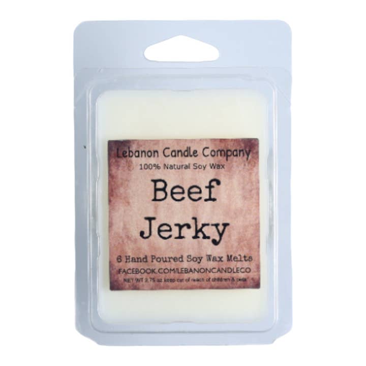 Beef Jerky Wax Melt for wholesale by Lebanon Candle Company