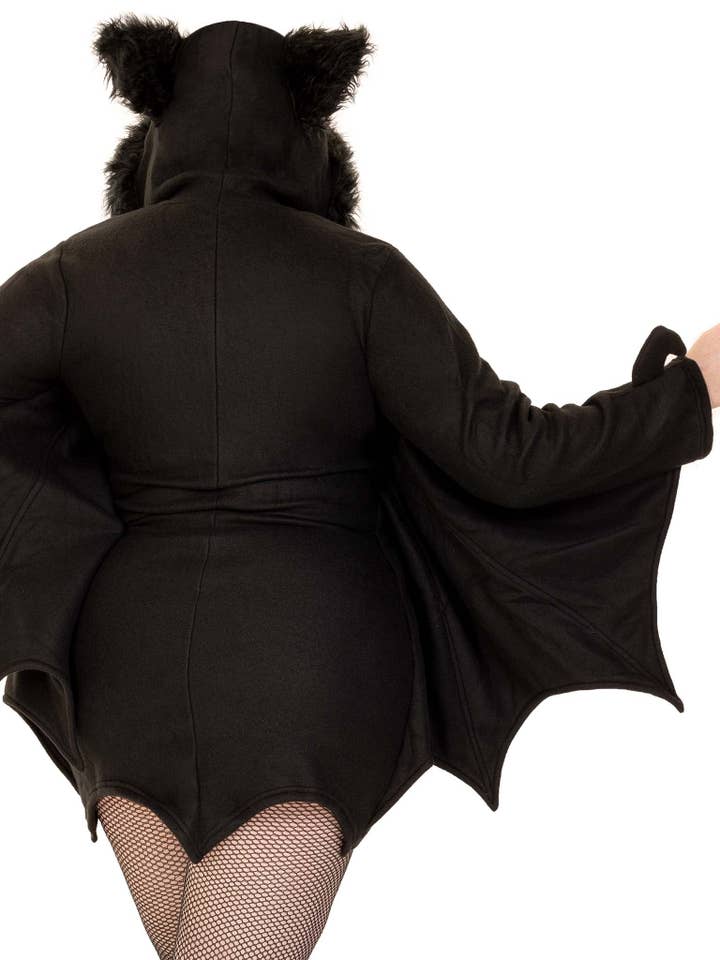 Black Plus Cozy Bat Costume for wholesale on Faire