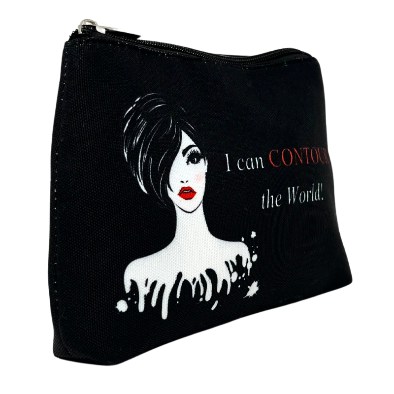 Noir/Blanc/Rouge Contour the World Trousse Cosmétique en vente sur Faire1