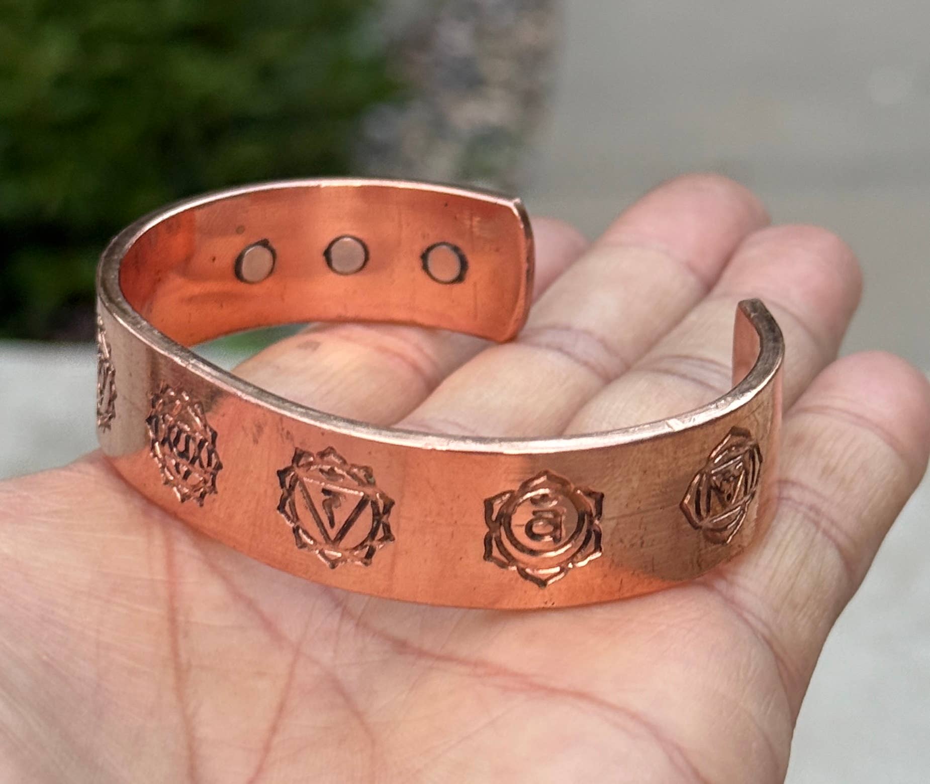 Lungta Imports - Wholesale Cuff Bracelet - Solid Copper Magnetic Therapeutic Bracelet – Adjustable 4