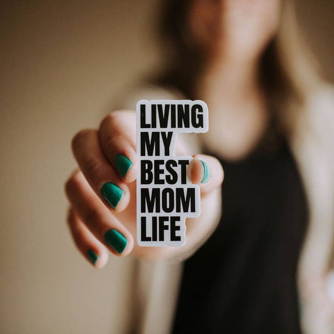Living My Best Mom Life - Sticker for wholesale by Liv a Little
