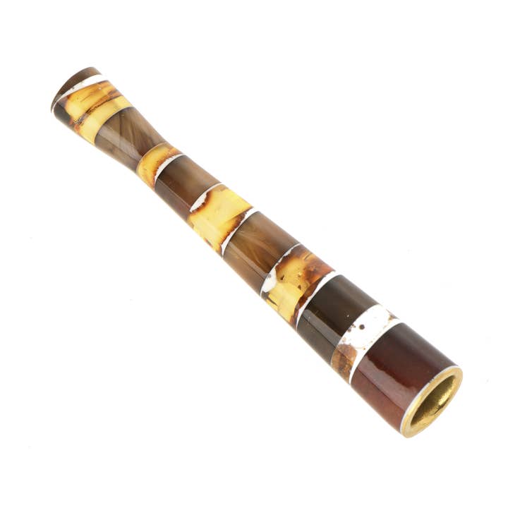 Portasigarette a mosaico in ambra baltica, regalo per la vendita all'ingrosso da parte di The Natural Amber