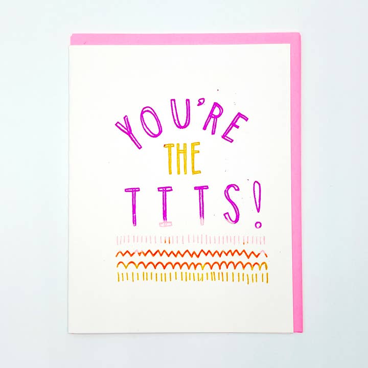 TÚ ERES LA TARJETA DE TETAS para venta al por mayor de Cosmic Peace Studio