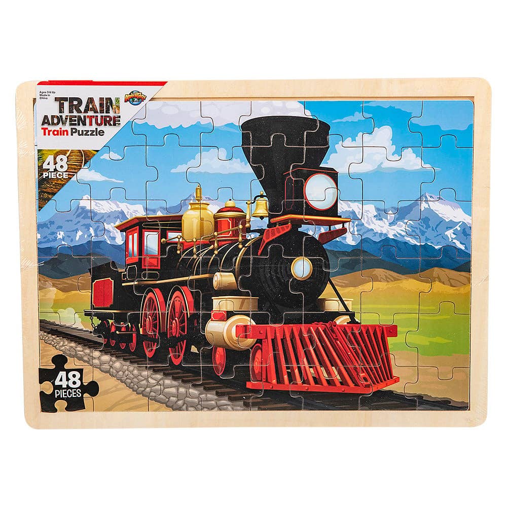 La Luna Bella - Toys – Großhandel Puzzle – Kinder – LLB-Puzzle für Lokomotiven, 15,75 x 11,75 Zoll, 48-teilig1