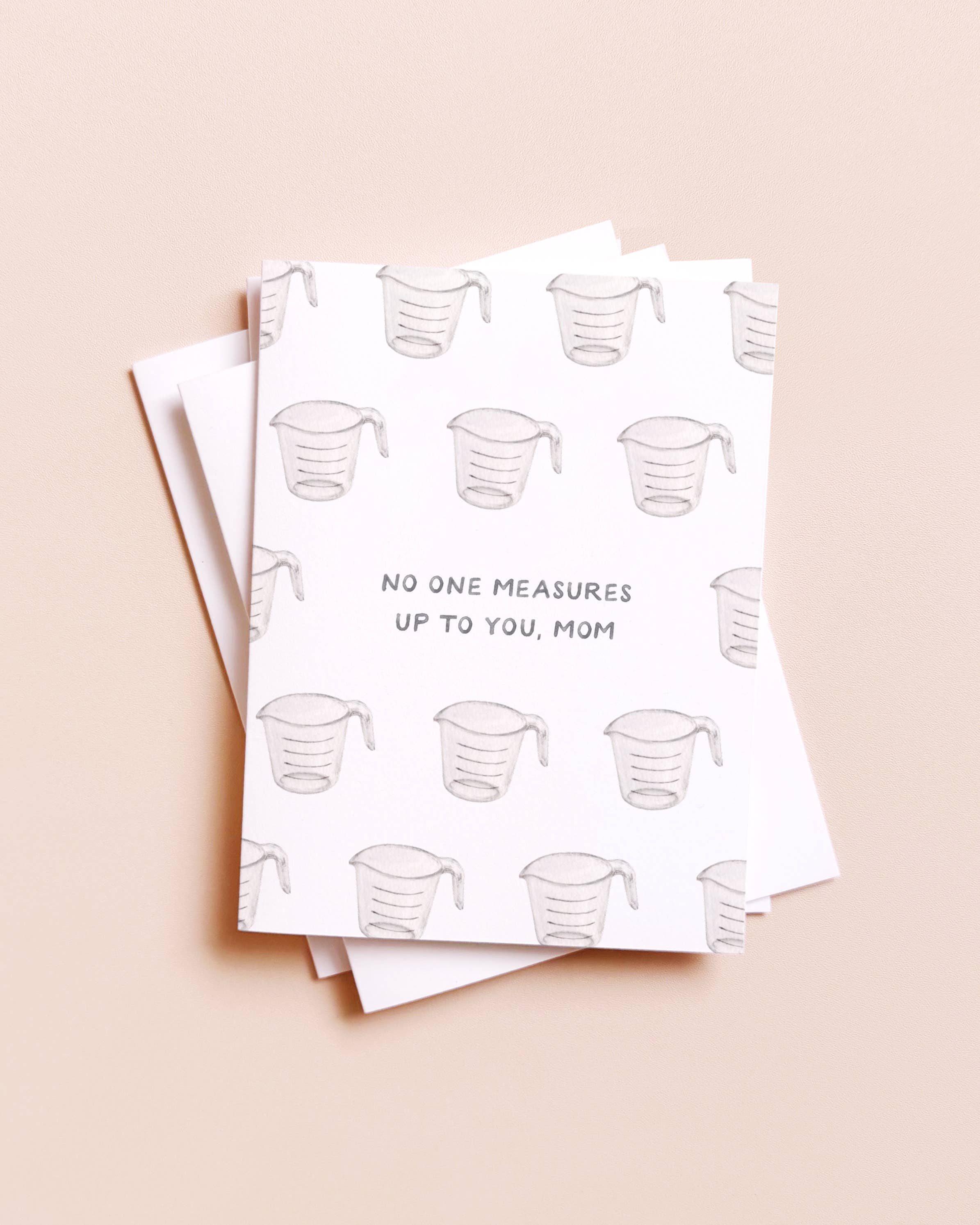 Amy Zhang - Wholesale Mother's Day Card - Measures Up — Baking Pun Mother's Day Card