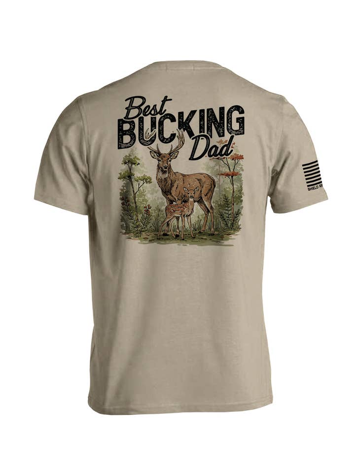 Shield Republic - Wholesale Screen Printed T-Shirt - Men's - Best Bucking Dad