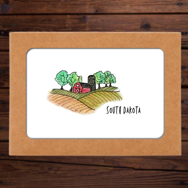 Kevin & Kaia – Cartão de saudação diária por atacado – Fazenda Dakota do Sul - Cartão de Saudação2