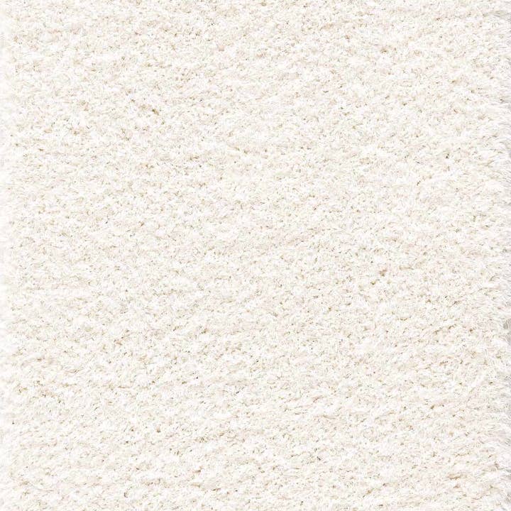 Hauteloom - Wholesale Area Rug - Faina Solid Cream Shag Rug Washable6
