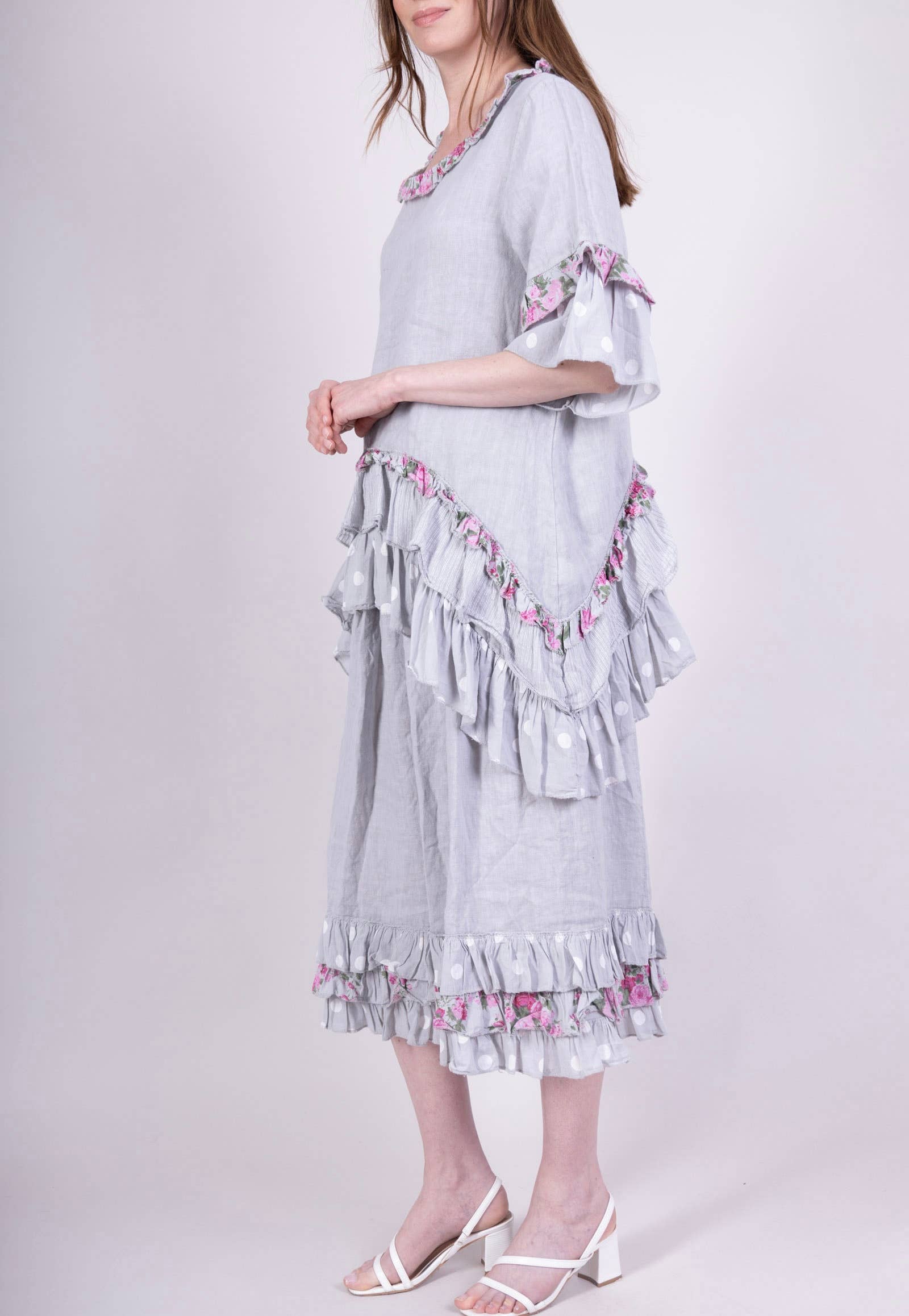 LINEN & COTTON HOUSE - Wholesale Jurk - Dames - JURK IN LINNEN 861217