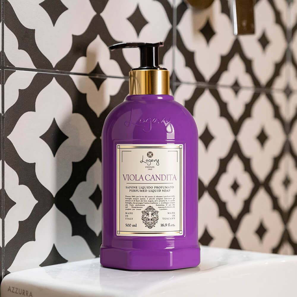 Logevy Firenze 1965 - Wholesale Body Wash/Shower Gel - Candied Violet Liquid Soap 500ml1