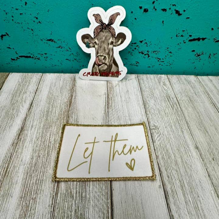 Crazy Heifers Wholesale - Wholesale Patch - DTF Patches Let Them| Iron on6