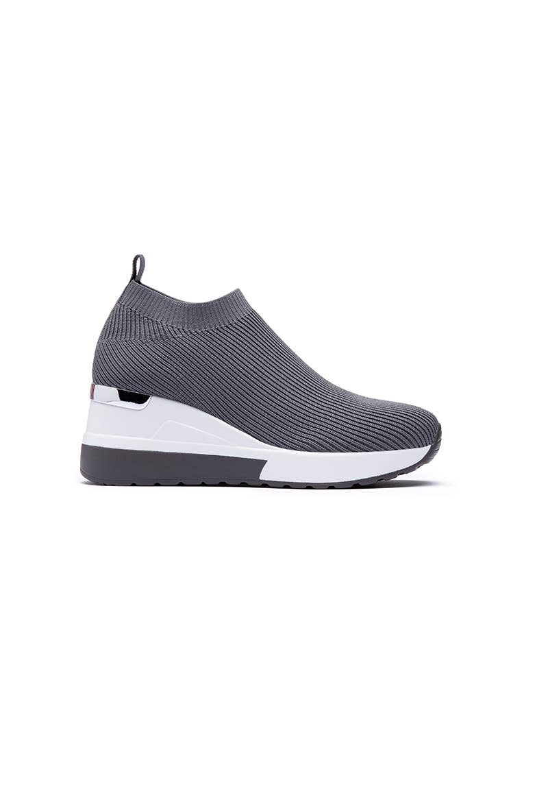 LADY GLORY – Engroshandel Slip on-sneakers – Kvinder – Slip-on sneakers med kilehæl og sokkedesign6