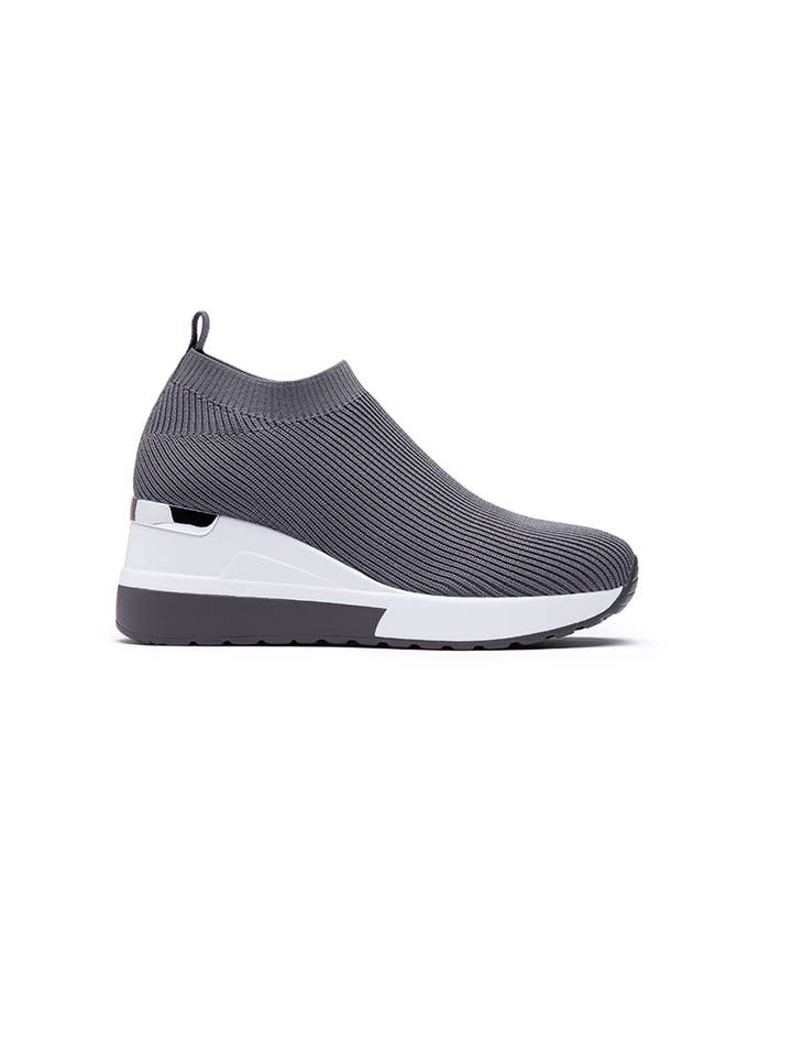 LADY GLORY – Engroshandel Slip on-sneakers – Kvinder – Slip-on sneakers med kilehæl og sokkedesign6