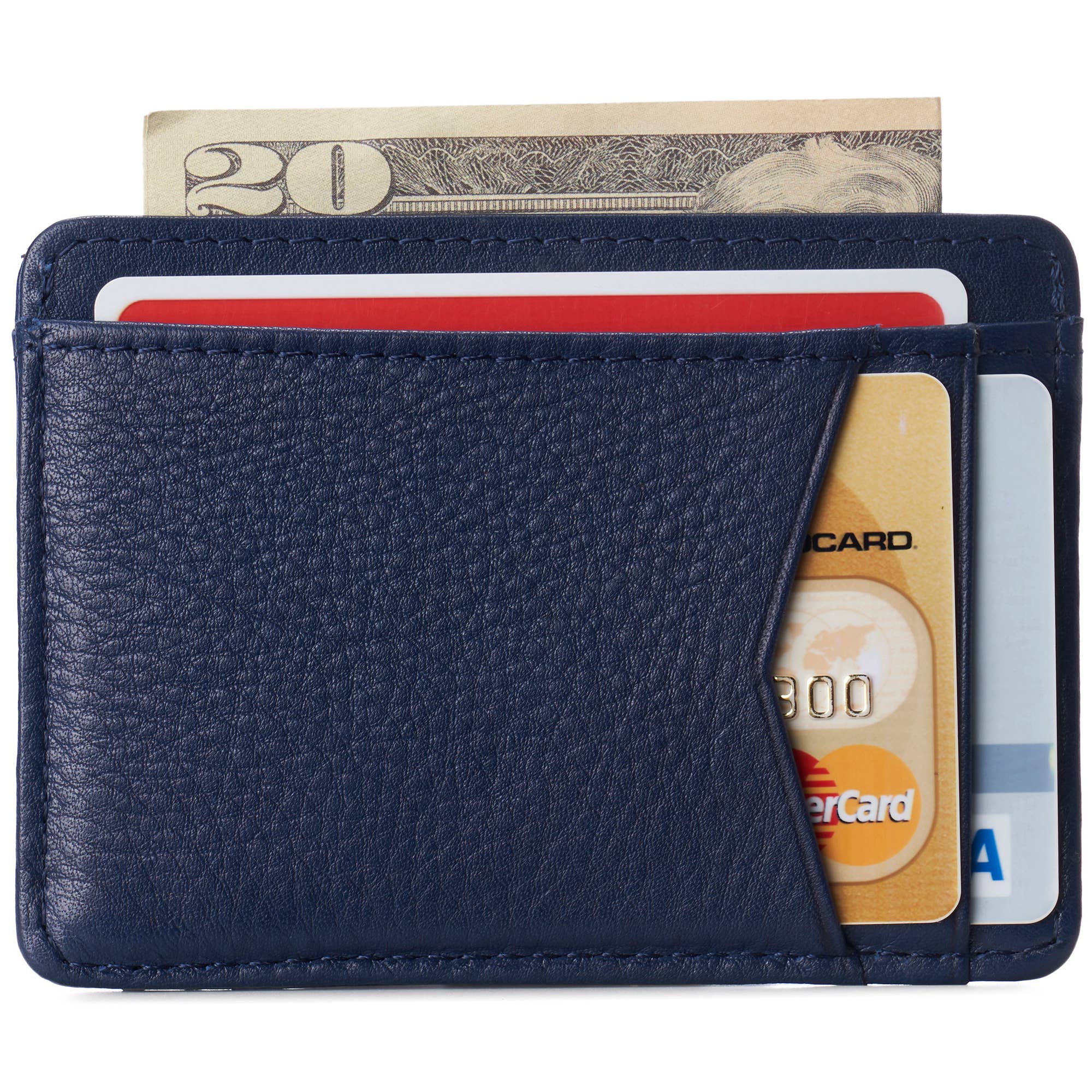 Alpine Swiss - Wholesale Wallet - Men's - Men RFID Safe Minimalist Front Pocket Wallet Leather Thin Ca5