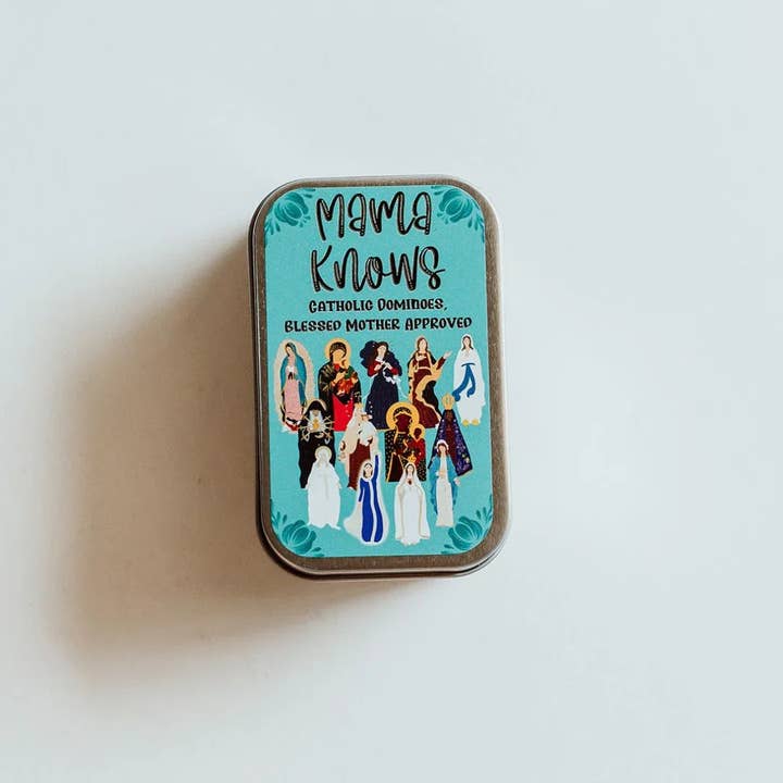 worthy of Agape - Wholesale Card Game - MamaKnows - Catholic Dominoes with the Blessed Virgin (Card Deck)6