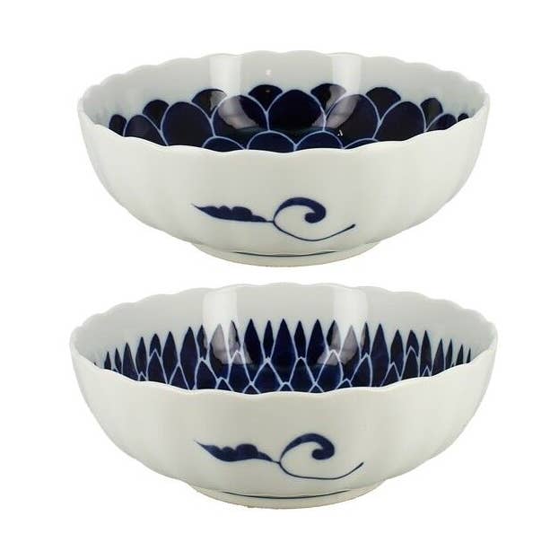 Conjunto de 2 tigelas para salada Lotus, Ø 20 cm x A 7 cm por atacado de Maison jiki