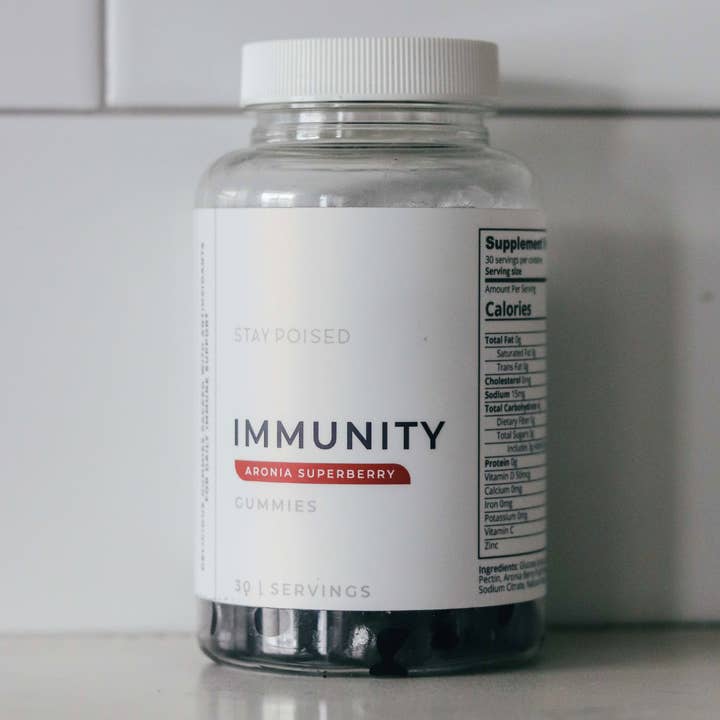 IMMUNITY Gummies | Zinc + Vitamin C + Vitamin D | Kid Safe for wholesale by Stay Poised Naturals