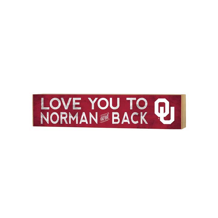 3x13 Block Love you Oklahoma Sooners for wholesale by KH Sports Fan