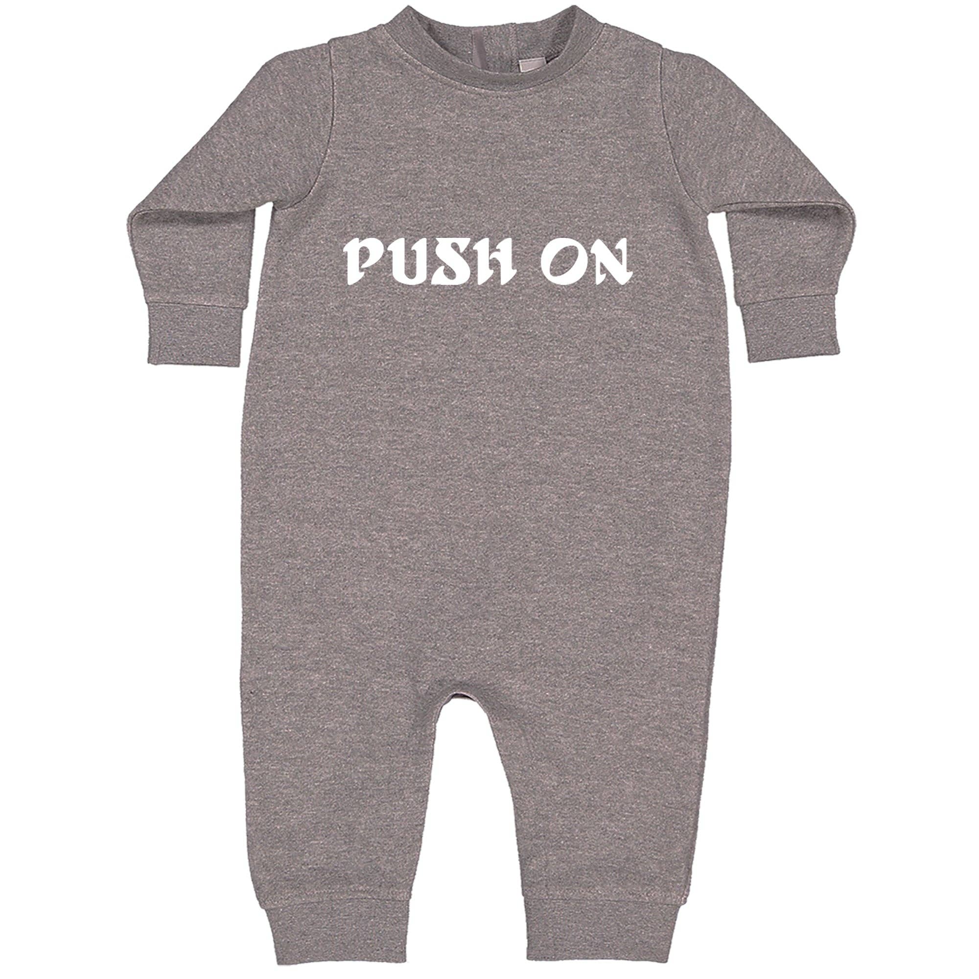 Expression Tees - Wholesale Hoodie - Kids - Push On Tush Push Toddler Hoodie Or Infant Fleece Romper6