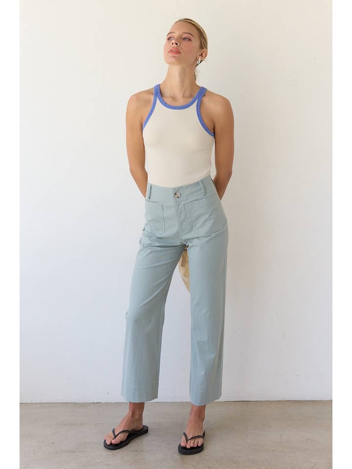 RAISONNEL - Wholesale Tank Top - Women's - WASHED RINGER TANK TOP - RTK1009