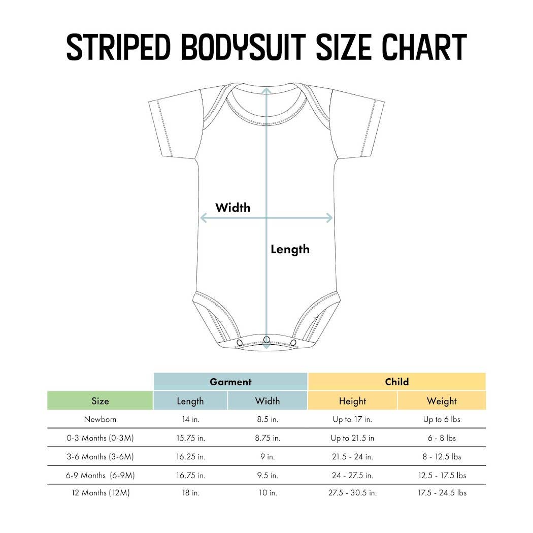 Creative Knitwear - Wholesale Bodysuit (Non-Footed) - Baby - The Citadel Bulldogs Striped Infant Bodysuit 2