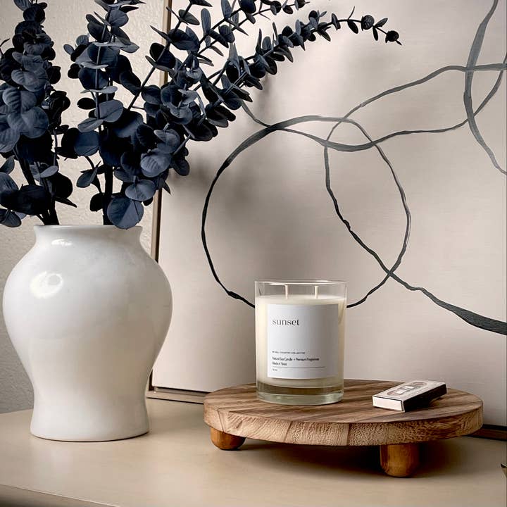 Hill Country Collective - Wholesale Jar/Filled Candle - Sunset | Citrus + Oat + Soothing | Elevated Soy Candle, 11oz3