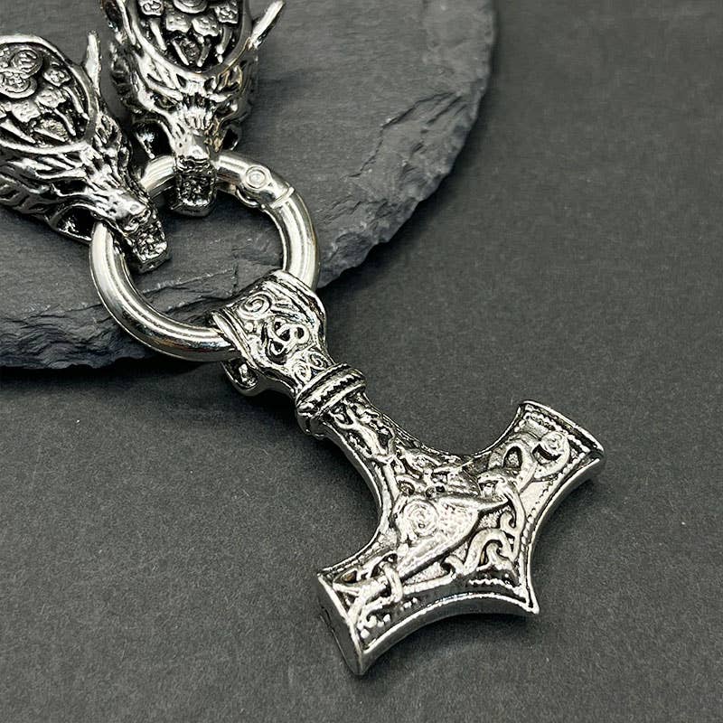 GemMeet - Wholesale Pendant/Charm Necklace - Vintage Viking Thor's Hammer Pendant Necklace1