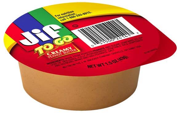 Hudson Meat Company - Wholesale Nut Butter - PEANUT BUTTER JIF TO GO     -     JIF TO GO0
