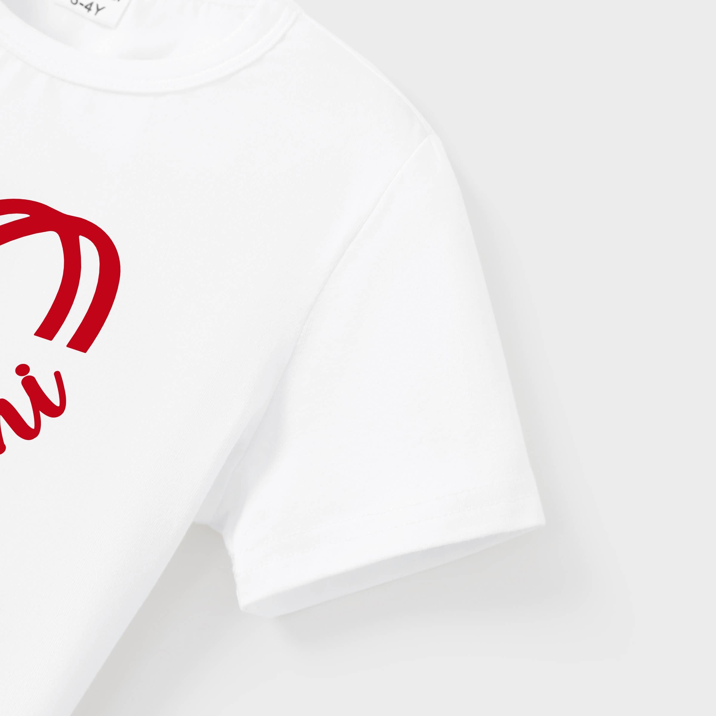 Multi color Valentine's Day Heart Pattern Cotton Matching Family T-shirt for wholesale on Faire12