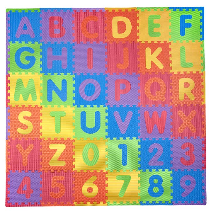 Tadpoles | Baby + Kids | Home + Play - Wholesale Play Mat - Kids & Baby - Tadpoles 36Pc Soft EVA Foam Baby Play Mat Set, Multi