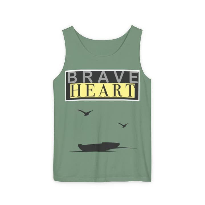 RC'nSONS - Wholesale Tank Top - Men's - Brave Heart Tank Top | Unisex Garment-Dyed Tee53