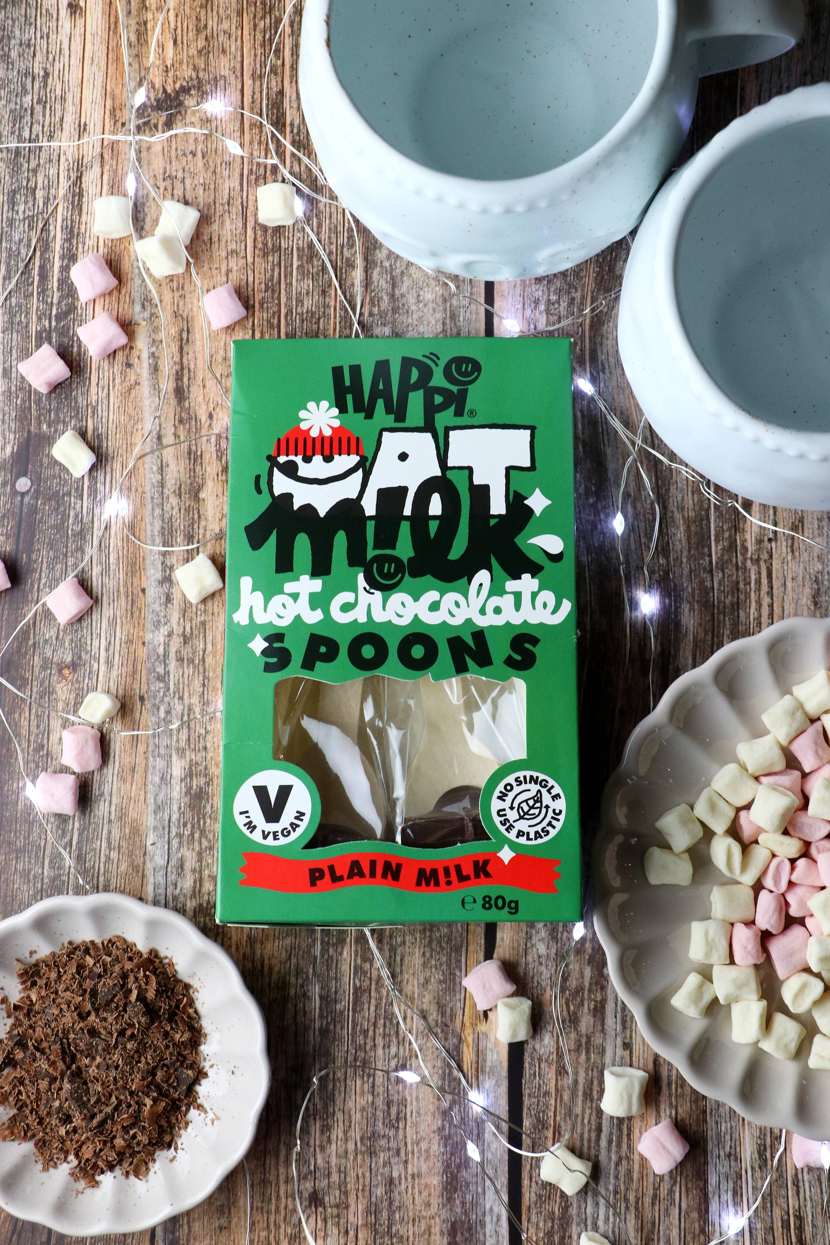 Happi - Wholesale Hot cocoa spoon - Happi Vegan Christmas Hot Chocolate Spoons (2-pack)1