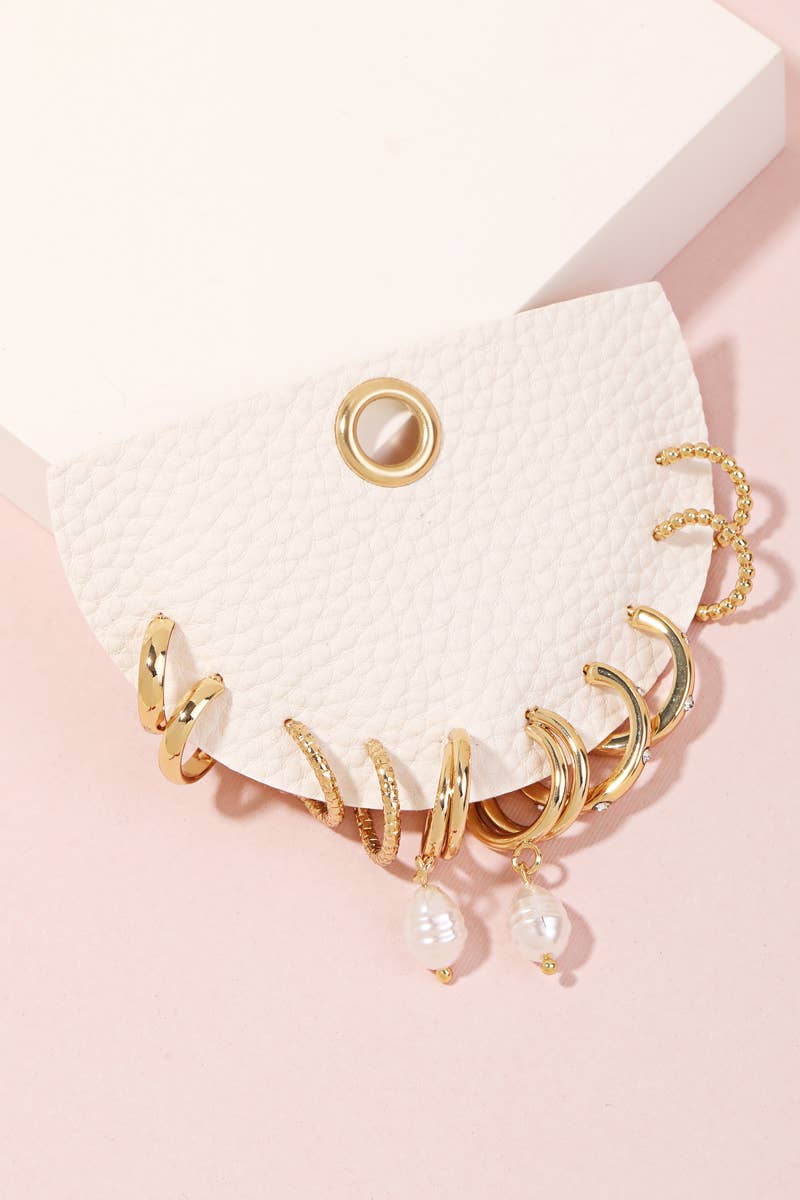 Anarchy Street - Vendita all'ingrosso Orecchini a cerchio - Set di orecchini a cerchio metallizzati