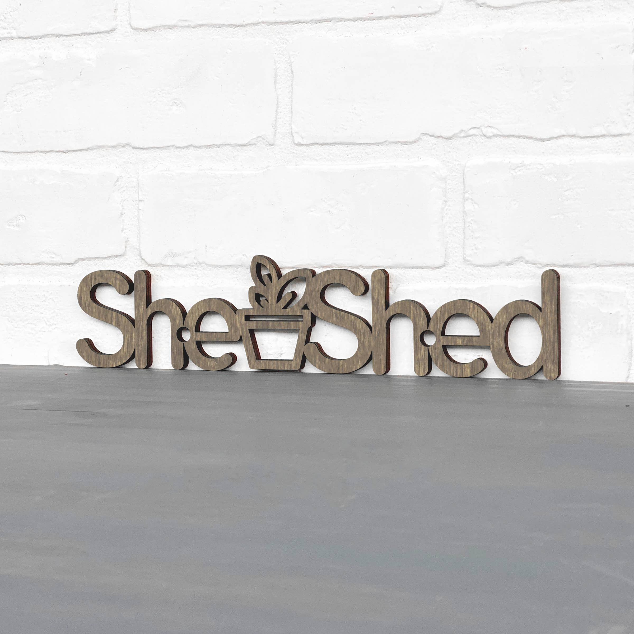 Spunky Fluff - Wholesale Wall Sign - She Shed Women's Wood Garden Shed Sign17
