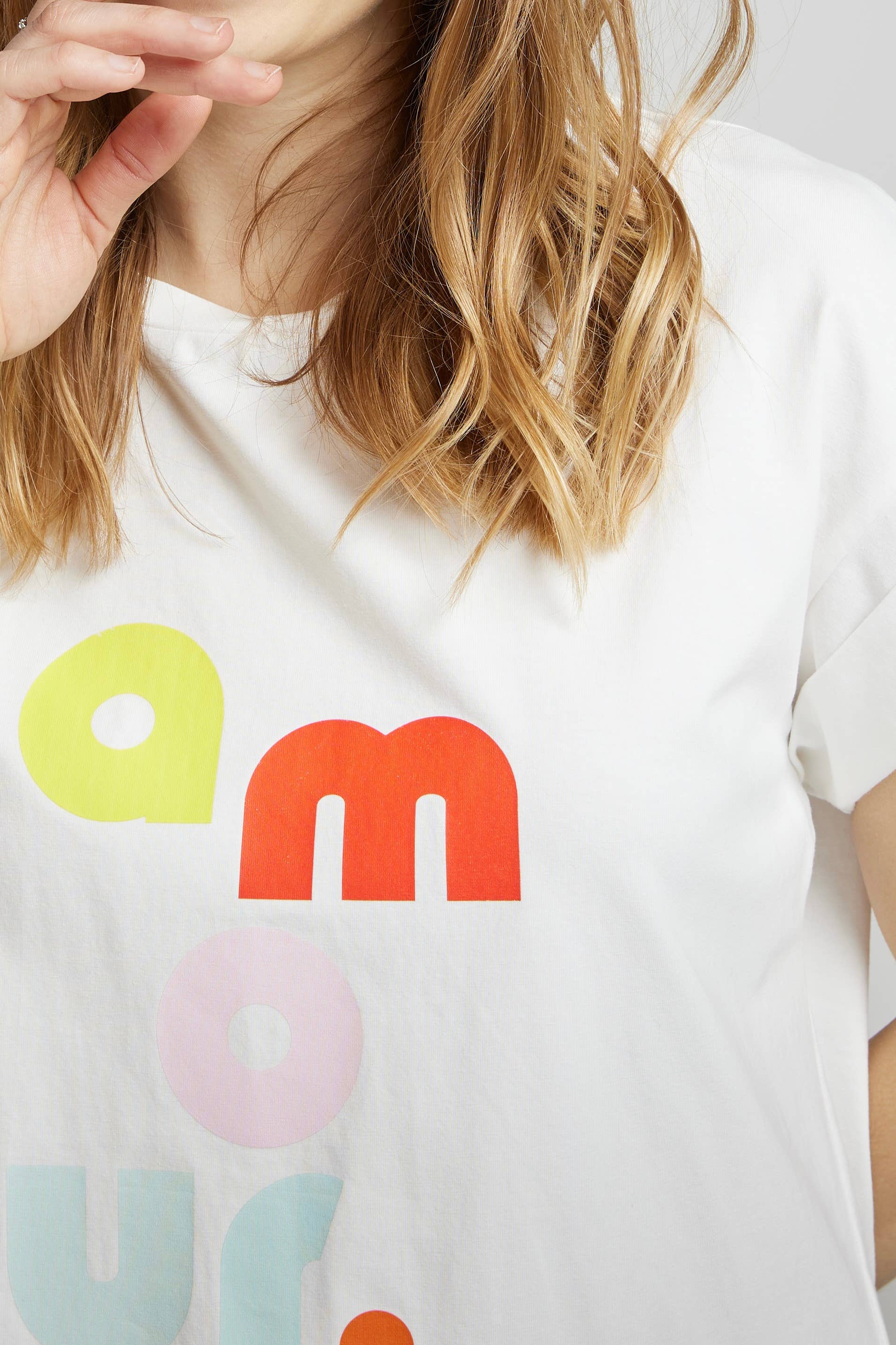 LOVE - Colorful white T-shirt for wholesale on Faire1