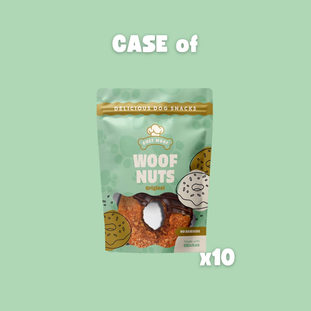 Chef Woof - Wholesale Pet Treats - Dog - WOOF NUTS CASE - 10x48g - Dog Treats (SMALL CASE)