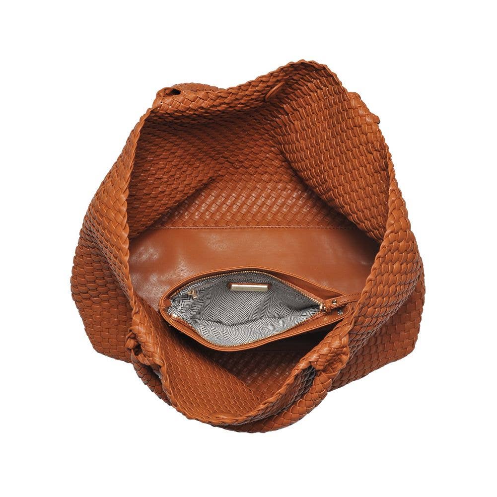 Moda Luxe - Vendita all'ingrosso Borsa tote - Donna - Borsa tote intrecciata in pelle vegana Solana31