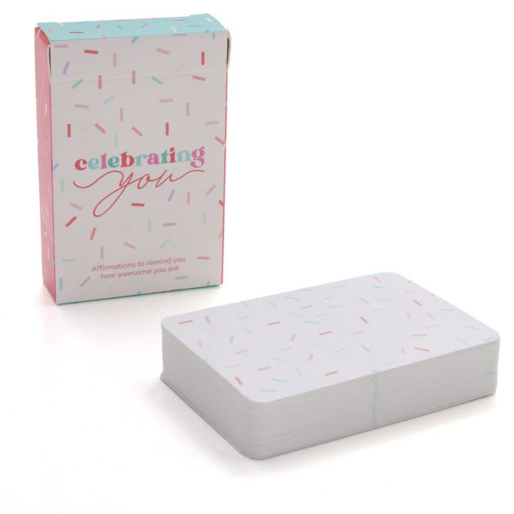 Celebrating You! Inspirational Pep Talk Card Deck for wholesale by May You Know Joy Inc.