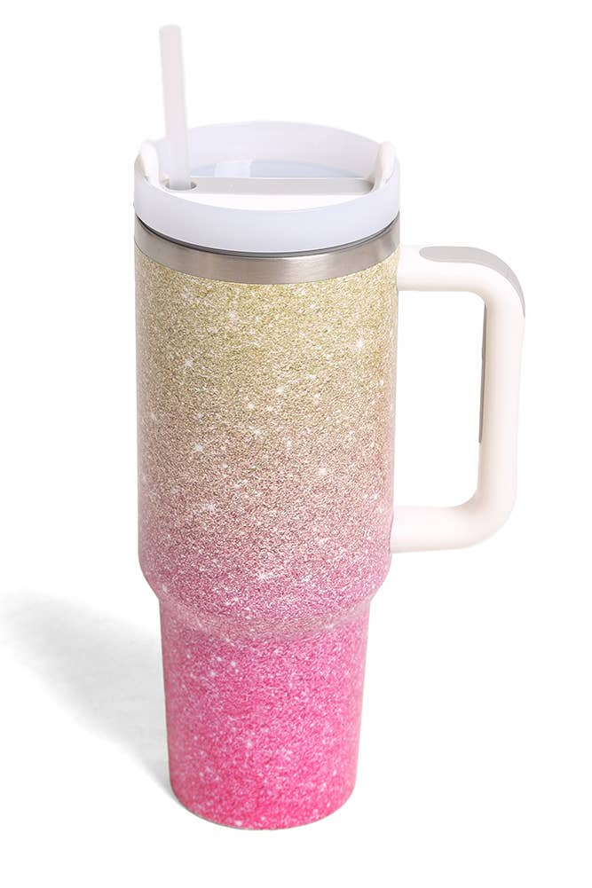 Hana - Wholesale Insulated Mug/Tumbler - Ombre 40oz Handle Tumbler6