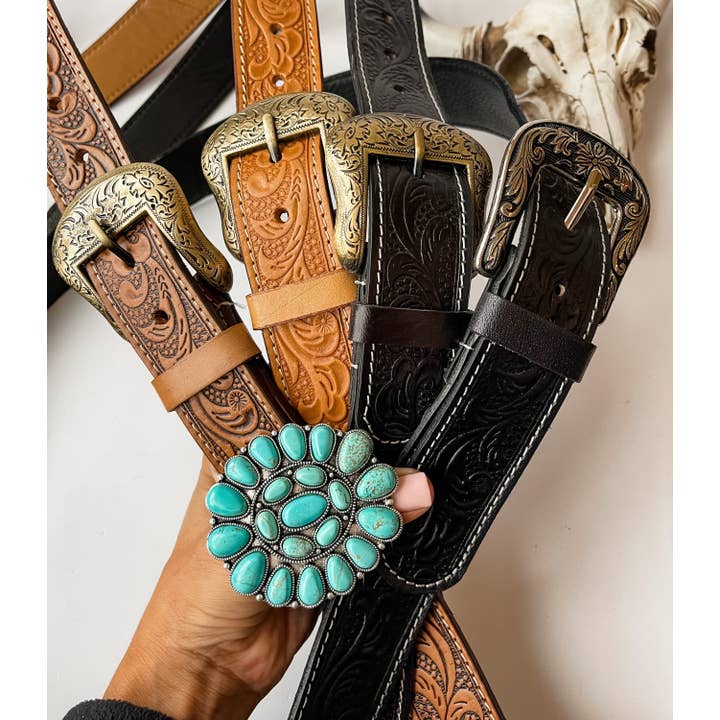 Boho Ranch Shop - Wholesale Bag Strap - Women's - Western Hand Tooled Purse Strap7
