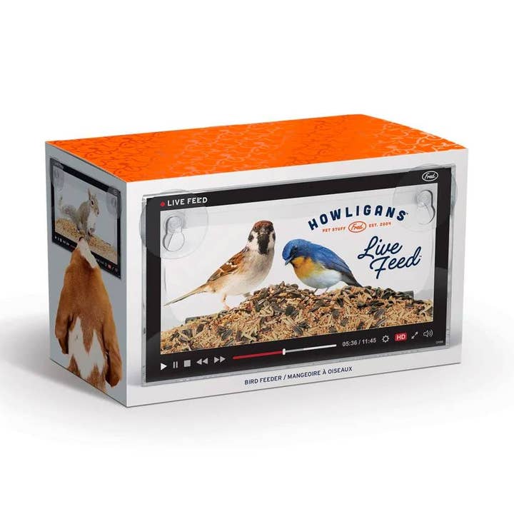 Howligans - Bird Feeder - Live Feed for wholesale by Fred & Friends
