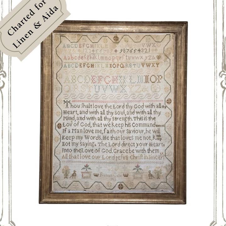 The Wishing Thorn - Vente Accessoire de broderie/point de croix - Frances Cole 1782 Modèle Papier Grille0