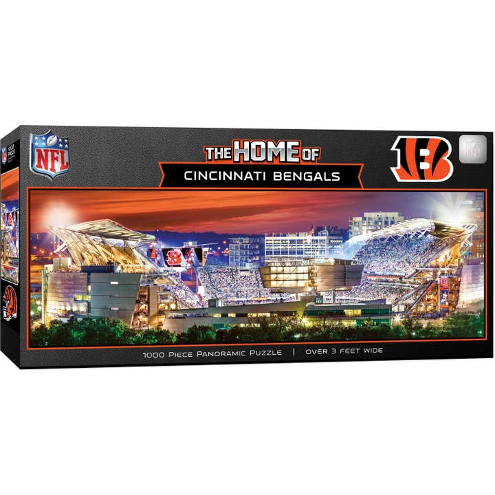 Cincinnati Bengals - Stadium View 1000 pc Panoramic Puzzle for wholesale by Masterpieces Puzzles