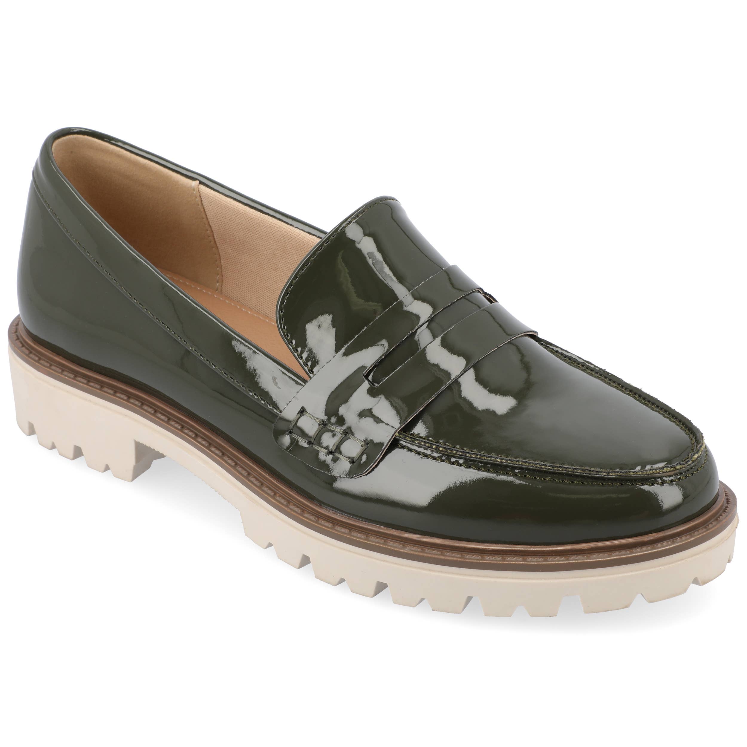 Journee - Wholesale Flats - Women's - Kenly Statement Loafer Flats In Faux Leather5