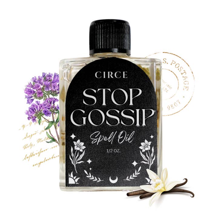 Stop Gossip Spell Oil – Ritual Anointing Oil for Protection, Truth & Energy Clearing | Spiritual Apothecary Blend for wholesale by CIRCE
