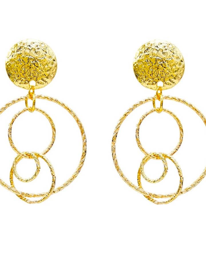 18k Gold Multi Link Earrings for wholesale by Stephen Oliver